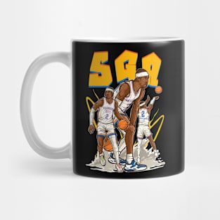 Shai Gilgeous-Alexander SGA Cartoon Mug